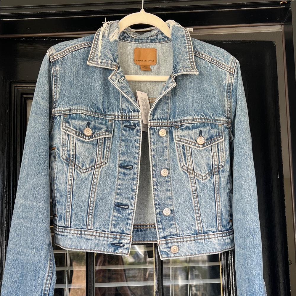 American Eagle Shrunken Denim Jacket